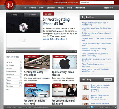 Then vs. now: Evolution of 12 popular websites