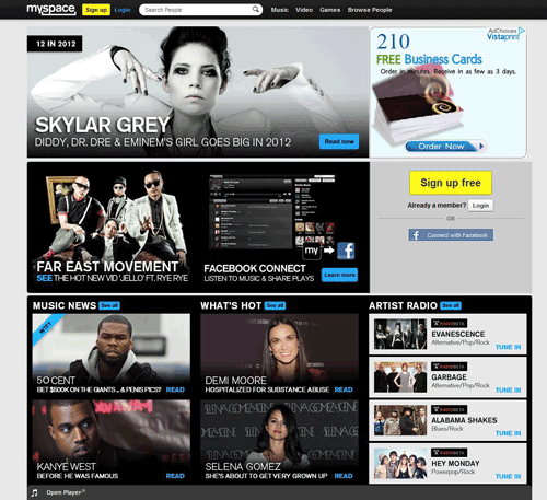 Then vs. now: Evolution of 12 popular websites