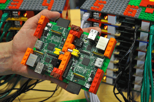 Supercomputer built using Raspberry Pi and Legos