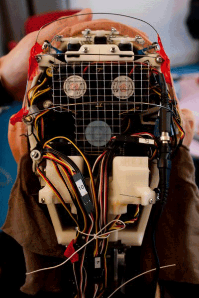 Robot with facial animation engine creates lifelike expressions