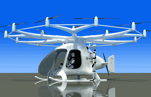 Check out the VoloCopter: A helicopter with 18 rotors