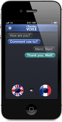 Mobile app allows you to speak a different language in seconds