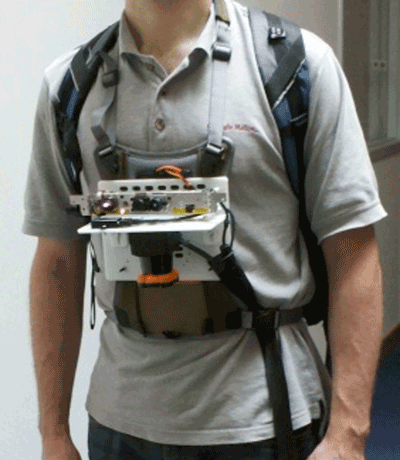 Wearable sensor maps danger zones