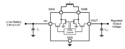 Buck-boost functionality with existing battery chargers