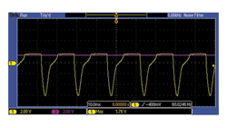 Energy harvesting from an ambient electric field