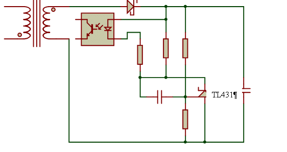 Power supply feedback, protection on one chip