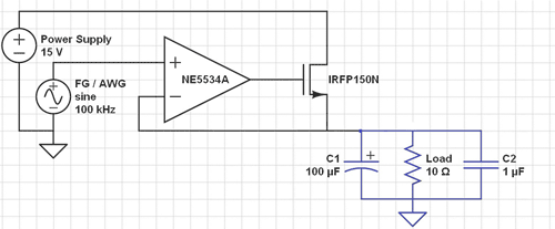 Simulating electrical noise from power supplies