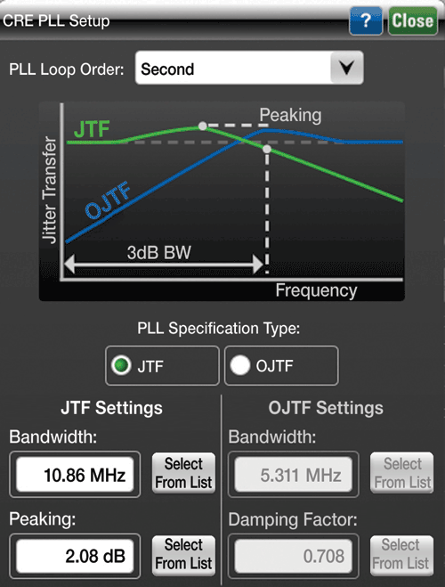 Correct clock recovery for test synchronization