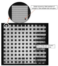 MEMS microshuttersfor a new space telescope