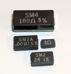 SMT molded resistors