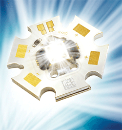 White-LED array beats 50-W halogen lamp