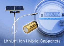 Hybrid Li-ion capacitors offer densities greater than EDLCs