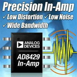 Instrumentation amp claims fastest in the market