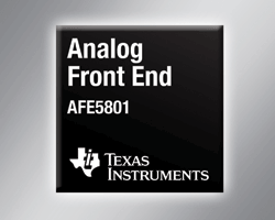 Lowest-power AFEs are industry’s smallest