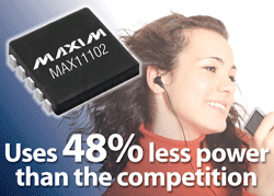 12-/10-/8-bit ADCs offers industry’s lowest power