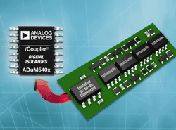 Digital isolators add more channels in space-constrained designs