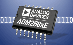 Data transceivers reduce component count by up to 80% compared to discretes