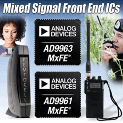 MxFEs reduce power, pc-board space in wireless comm apps