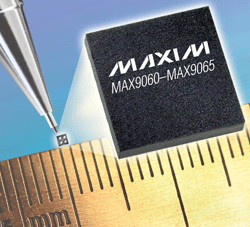 Tiny comparators maximize space and power savings