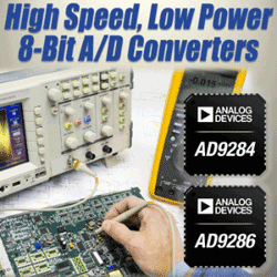 8-bit ADCs deliver best-in-class power, noise performance