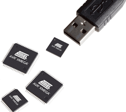 8-bit MCU handles USB, precision analog