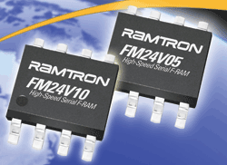 1-Mbit serial nonvolatile FRAMs feature low power