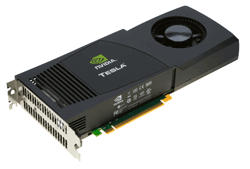 High-performance compute system, card use 240-core graphics processor