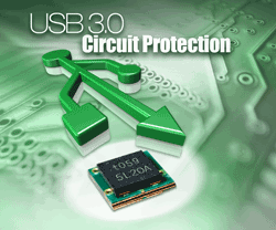 Circuit protection device supports USB suspend mode