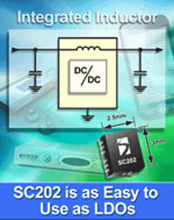 Switching regulator platform integrates inductor