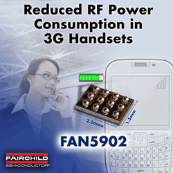 RF power converter squeezes smallest W-CDMA/CDMA solution into CSP