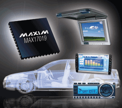 Automotive-grade quad-output controller operates up to 38 V