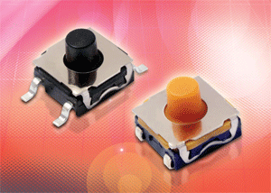 Tactile switches provide tunable sound intensities