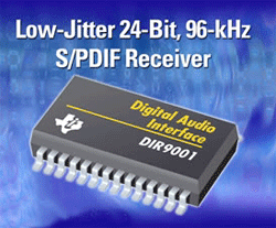 Digital audio receiver cuts jitter