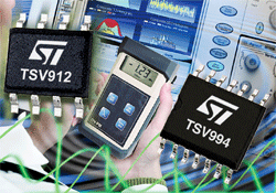 Input op amps go easy on battery consumption