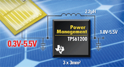 Converter enables solar-cell operation