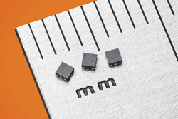 GaAs MMIC switch is 1 x 1 x 0.37 mm