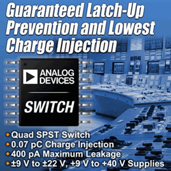 Switches offer latchup protection