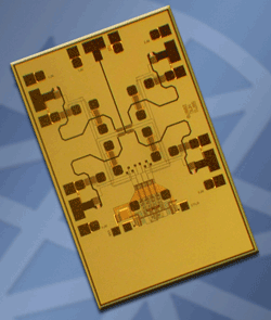 MMIC SP4T covers dc to 18 GHz