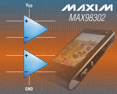 Stereo class D amps extend battery life