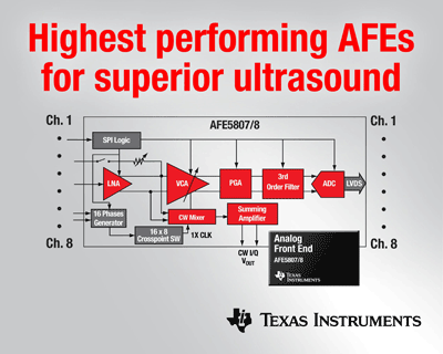 AFEs boost noise/power performance
