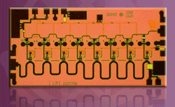 Wideband driver amp spans dc to 48 GHz