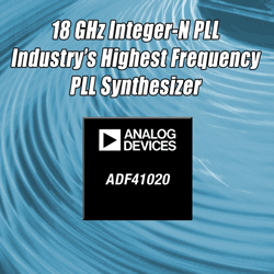 18-GHz PLL synthesizer eliminates freq-doubling