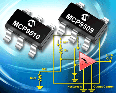 Temp switches are resistor programmable
