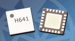 MMIC SP4T switch covers dc to 20 GHz