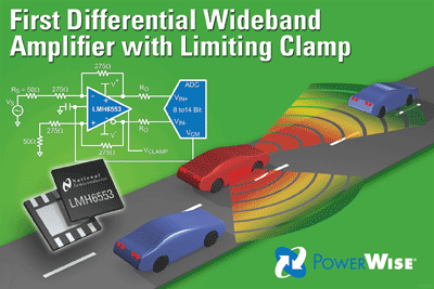 Differential amp offers limiting clamp