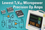 Op amp family offers low TCVOS