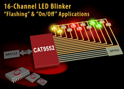 16-ch I2C LED blinker offers simple solution