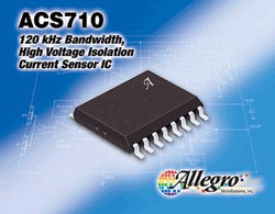 Current sensor offers 120-kHz bandwidth