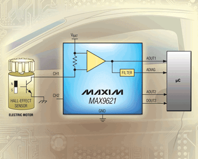 Hall-effect sensor interface offers flexibility