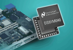 M-LVDS transceiver supports four networks